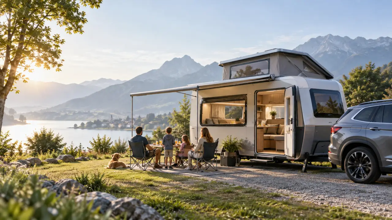 Caravane pliante rigide : le confort familial sans l’encombrement d’une caravane classique